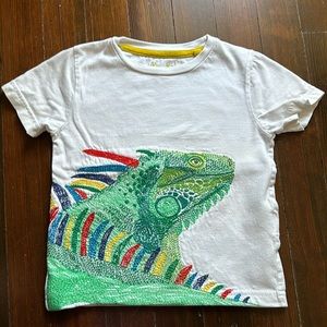 Mini Boden iguana switched tshirt 3-4y